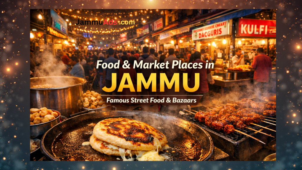 famous street food and market places in jammu images