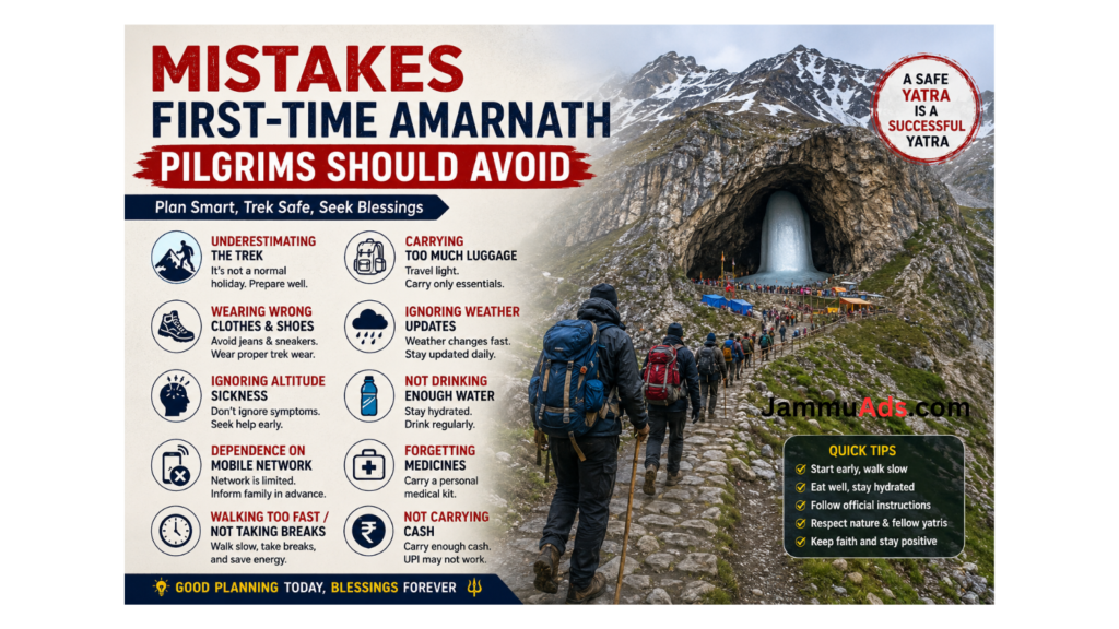 amarnath yatra pilgrim mistakes to avoid